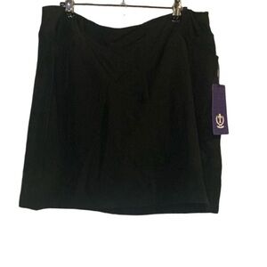 Tee Time Black Golf Skort/Skirt -NWT